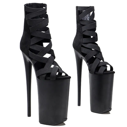 26CM/10inches  y exotic High Heel platform party shoes Pole Dance boot