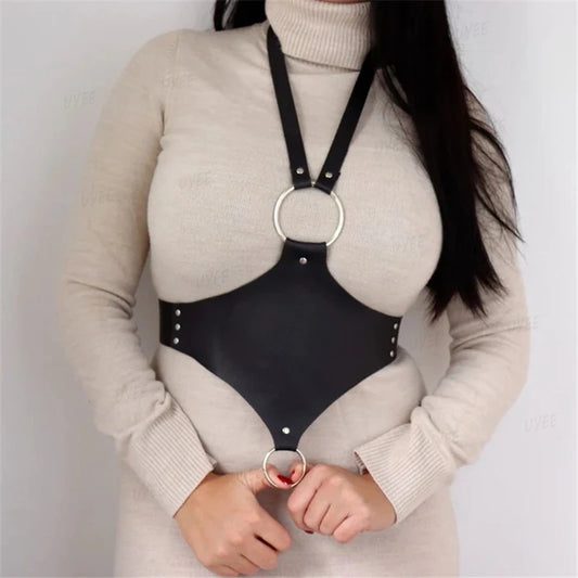 Fashion Harness belt Harness Corset Leather Lingerie  Lingerie Body Harness  Clothing Gothic Suspenders for Women