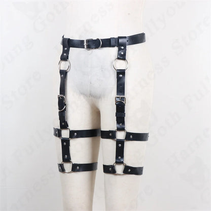 Leg Belt Men Harness Belts Gay Body  Lingerie Gay Clothing for Gay  Rave PU Leather  Club Lingerie for Gay Men