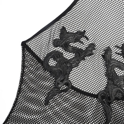 Fistnet y  Body Lingerie  Bodysuit Crotchless   Costume Transparent For Mesh Sensual Tights