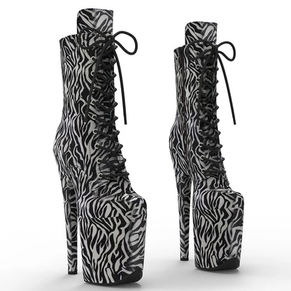 20CM/8inches PU Upper  colorful Style Fashion trend   platform Pole Dance boot