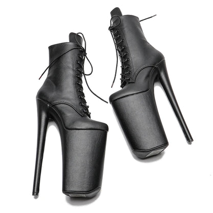 26CM/10inches Matte PU Upper y exotic High Heel platform party shoes Pole Dance boot