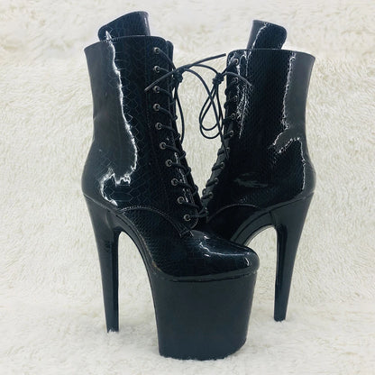 20CM/8inches y ankle boot  High Heel waterproof platform  Pole Dance boot