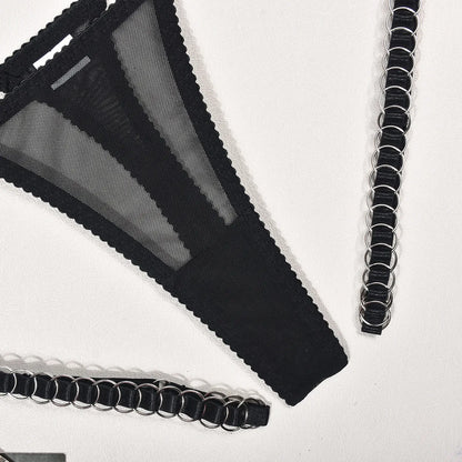 Conjunto De Lencería Sensual Sujetador Abierto Mujer Sin Censura Bilizna Conjunto De Sujetador Halter Trajes Bilizna 