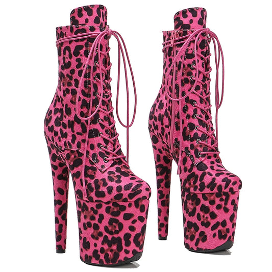 20CM/8Inch Women's Platform disco party High Heels Shoes Pole Dance boot