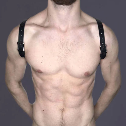 The Shoulder Belt Men Leather Harness   Wear Hot  Underwear  Costume Harness Body  Belt Strap Cage