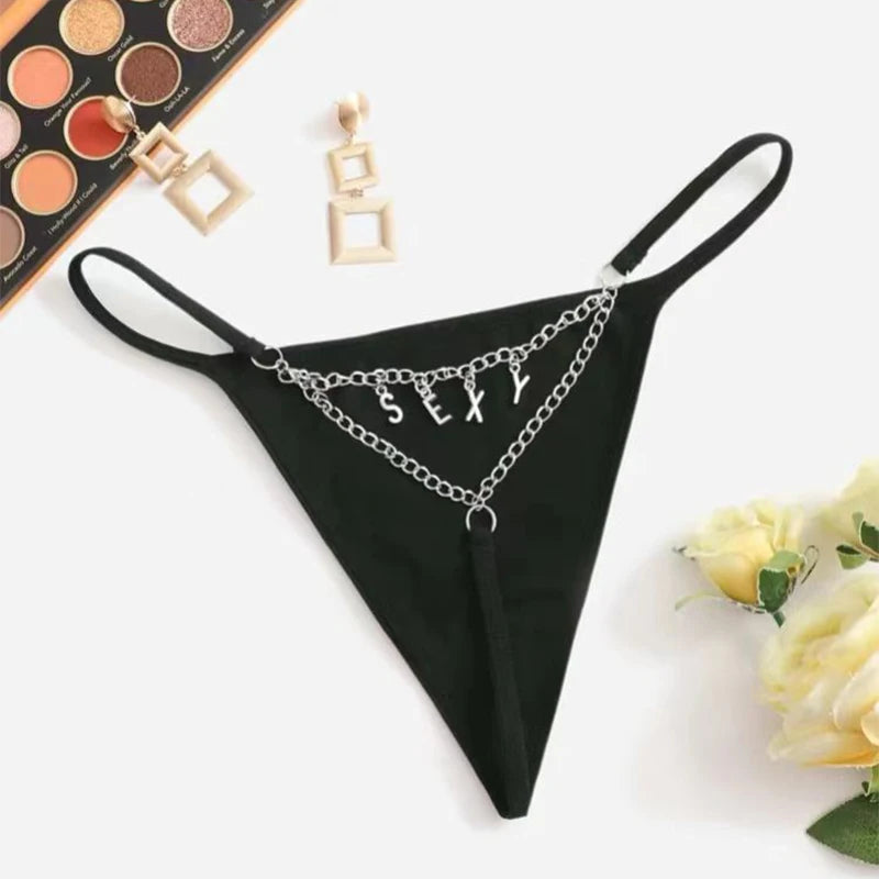 7 Style  Lace Open Crotch Female Panties Perspective Mini Underwear Ladies  Thongs Crotchless Briefs Women's Lingerie