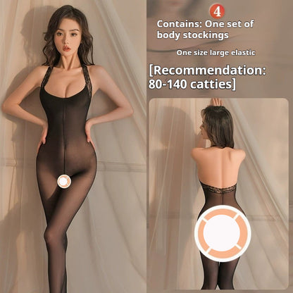 Lingerie Sexy Ouverte Passion Transparent Sense Body En Maille