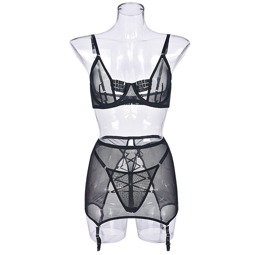 Lencería sexy con tiras para mujer