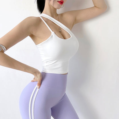 Gilet de sport à bretelles croisées pour femmes, Lingerie Sexy