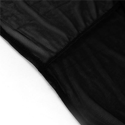 Robe en maille de lingerie sexy de grande taille européenne et américaine