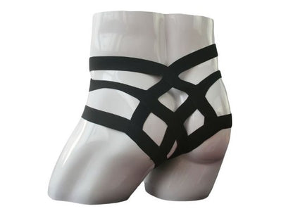 Sous-vêtements pour hommes à ceinture serrée, culotte creuse