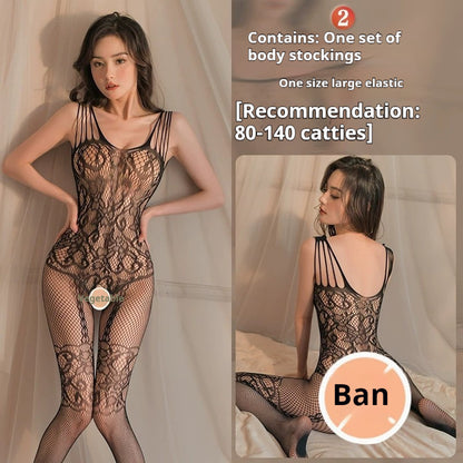 Lingerie Sexy Ouverte Passion Transparent Sense Body En Maille