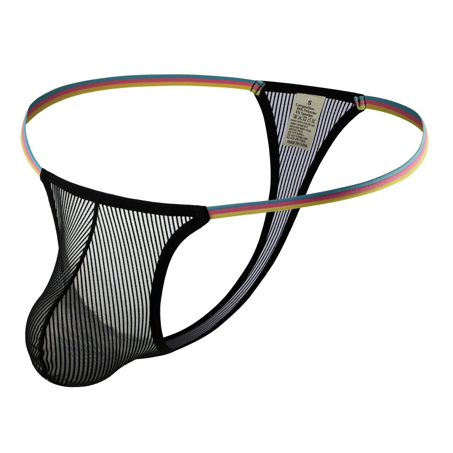 Men's Knitting Transparent Stretch Thong