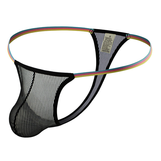Men's Knitting Transparent Stretch Thong