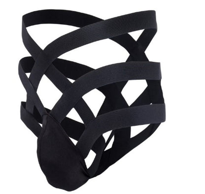 Sous-vêtements pour hommes à ceinture serrée, culotte creuse