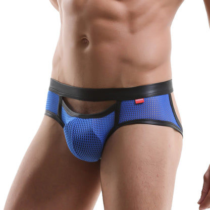Slip double string à dos creux pour hommes