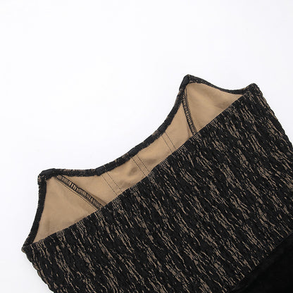 Sexy Lace Velvet Patchwork Dress For Women