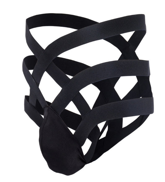 Sous-vêtements pour hommes à ceinture serrée, culotte creuse