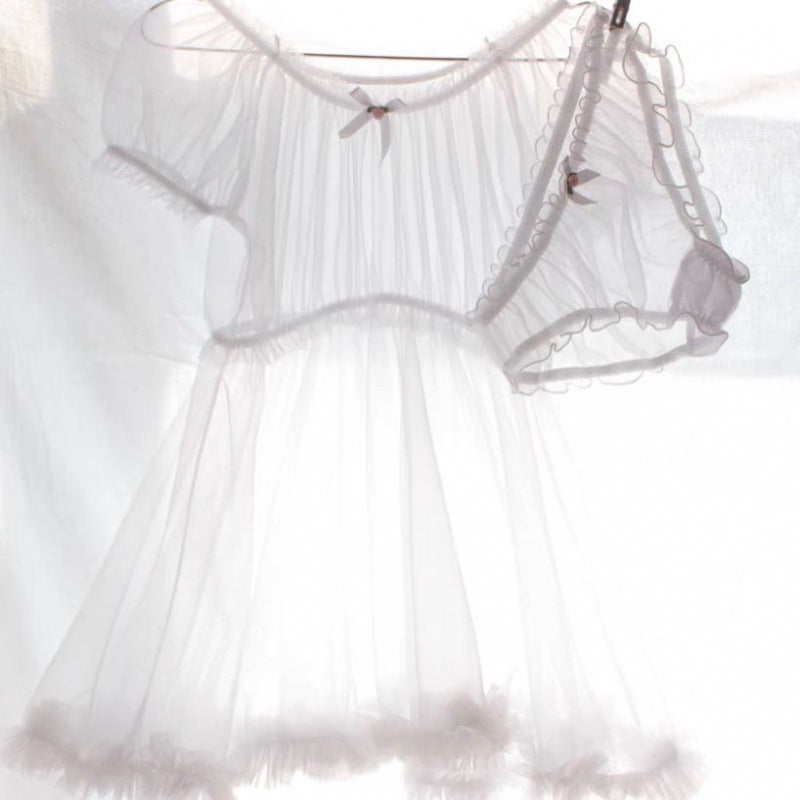 Jupe en maille sexy, conception de schéma, réduction de la taille de style occidental, réduction de l'âge, lingerie sexy