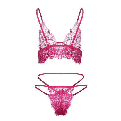 Traje de lencería de encaje sexy para mujer
