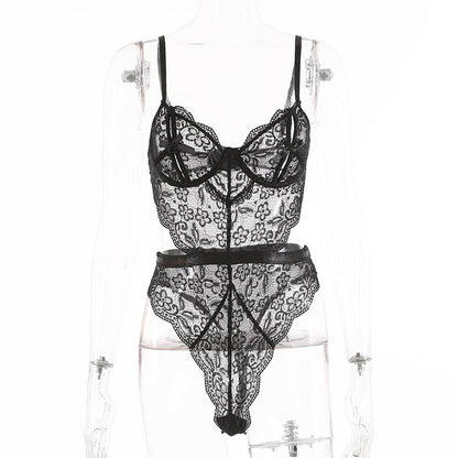 Body de lingerie féminine sexy façonnant le body à bretelles Bud