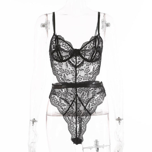 Body de lingerie féminine sexy façonnant le body à bretelles Bud