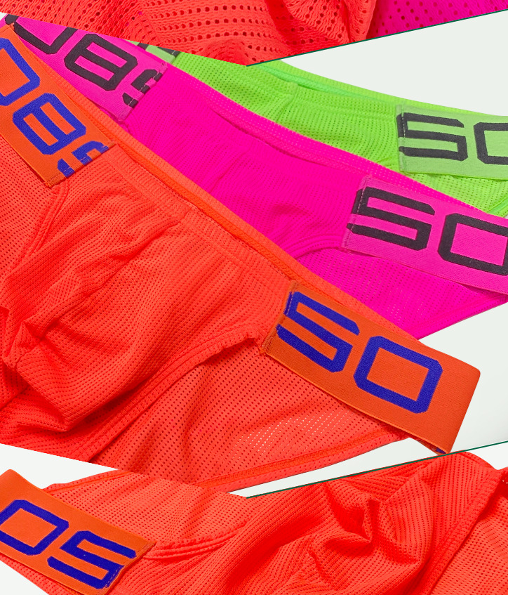 Men's Triangle Underwear Nylon Mesh