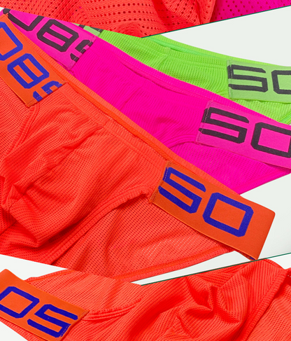 Men's Triangle Underwear Nylon Mesh