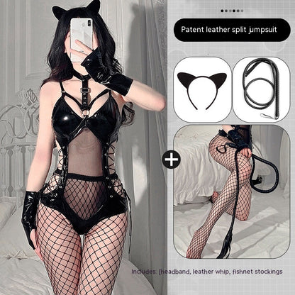 Lingerie Women's Clothes-free Passion Suit Tights Pure Desire Uniform Temptation Jumpsuit Women