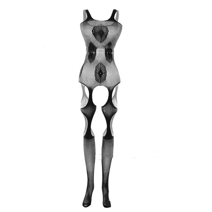 One Piece  Hole Mesh Clothes Stockings