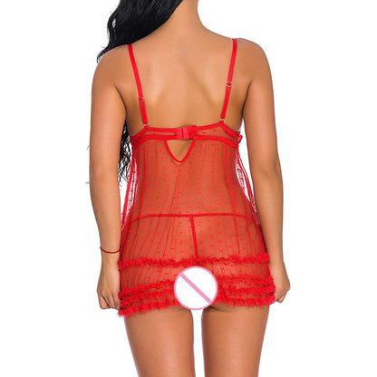 Lingerie européenne et américaine sexy tentation dentelle