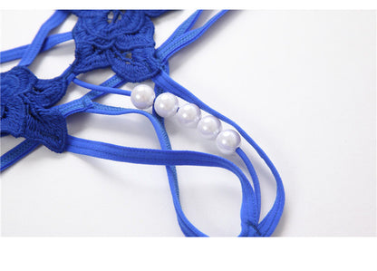Lingerie Sexy String Femme Brodé