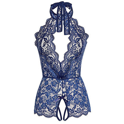 Lingerie Body à bretelles en dentelle Pyjama grande taille