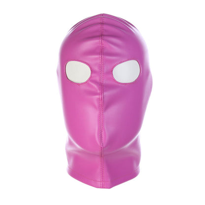 Black Pu Eye-exposed Rope Hood Bar Ball Party Performance Mask
