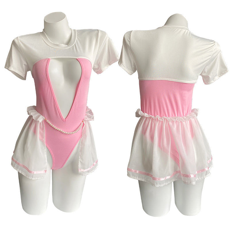 Lingerie amusante pour femmes et filles du campus mignon