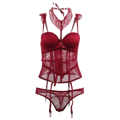 Costume de gilet de lingerie en dentelle