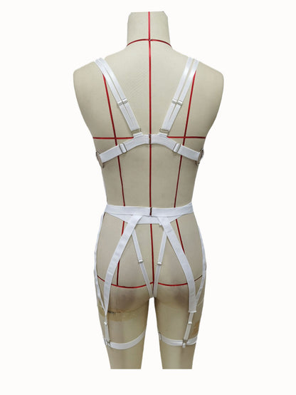 New  Lingerie Temptation Traction Uniform Three-point  Suit Backless