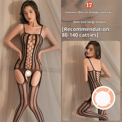 Lingerie Sexy Ouverte Passion Transparent Sense Body En Maille