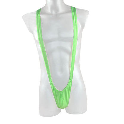 Maillot de bain une pièce brillant Fluoro Sexy Men Mankini String