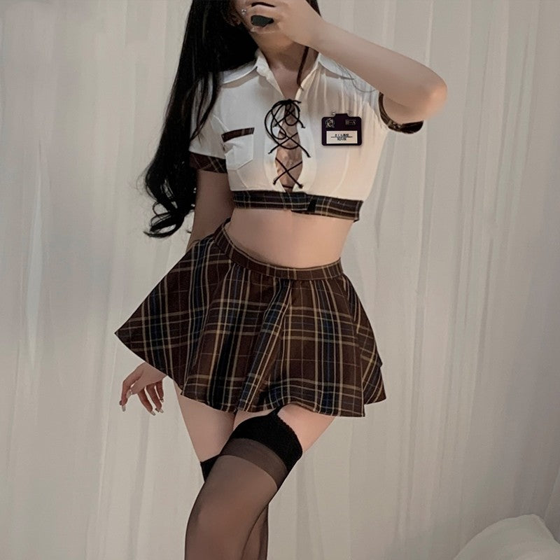 Academy Style Uniform Allure Free And Fun Lingerie Set
