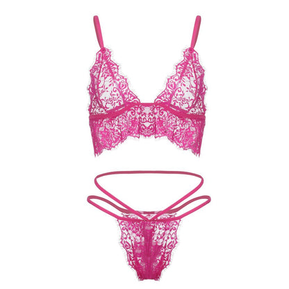 Traje de lencería de encaje sexy para mujer