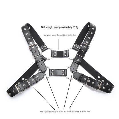 Leather Chest Strap Men's Tight