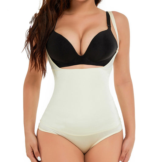Belly And Waist Shaping Plus Size Latex One-piece Corset