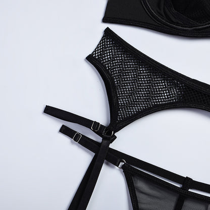 Ensemble de lingerie sexy à trois points pour femme