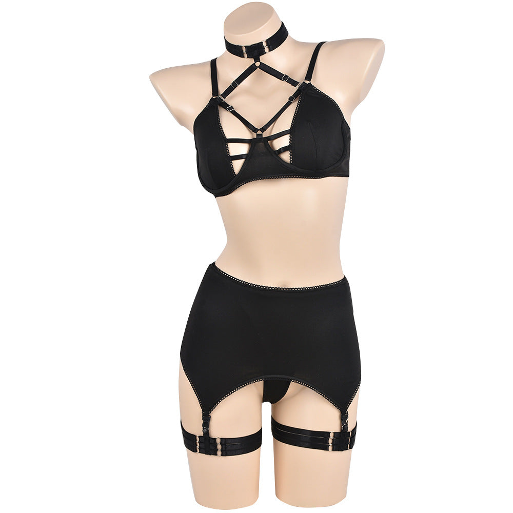 Complexe De Lingerie Industrie Lourde Tentation Seins Réunis Pyjama String Sexy