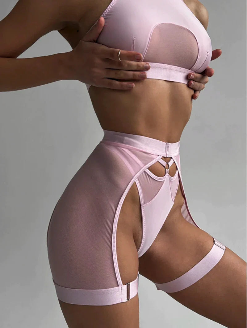 Outfit Club Lingerie See Through Lace Hot Girl Underwear Seamless Intimate Women's Clothing Bilizna  Body